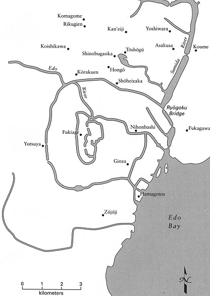 Map of Edo